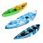 Hot Selling High Quality Single Person Plastic Fishing Kayak Primary Open Customizable Color Canoe