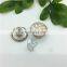 Woman Branded Metal Bronze Denim Custom Made Jeans Skull Buttons/Botones For Denim