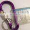 Tactical multi tool red large climbing key aluminum carabiner spring snap