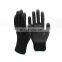 En388 4131 White Grey Black Knit Nylon Pu Gloves Palm Fit Pu Coated Gloves