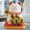 ABS Solar Energy Hand Shake Lucky Cat for Car Decorations /Shop Opening