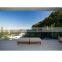 Aluminium glass railing designs for security