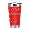 Christmas Theme Stainless Steel Tumbler Water Bottle Wide Mouth With Custom Logo Vacuum Flask Thermos