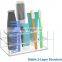 Bathroom Shelf Countertop Acrylic Toothbrush Holder Stand