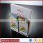 3pocket leaflet display clear custom A4 acrylic brochure holder