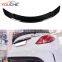 Carbon fiber rear boot trunk spoiler for Mercedes C class W205 4 DOOR sedan RT style spoiler 2015 - 2018