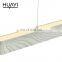 HUAYI New Design Aluminum Luxury Hanging Black White 16W 28W 36W Living Room Modern LED Pendant Lamp