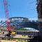 prefabricated arched  steel roof trusses building for warehouse
