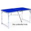 wholesale hot cheap price high quality aluminium plastic folding tables and chair portable picnic camping 72inch folding table