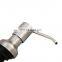 Stainless steel kitchen sink double soap dispenser