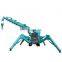 Mini portable mobile electric hydraulic clawer spider crane for sale