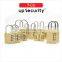 Portable 3 Digit Anti-theft Brass door lock Password Lock Safety Combination Padlock