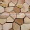 High quality cheap price yellow wood natural sandstone paving flagstone tile for garden wall cladding panels