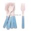 YADA Disposable Birch Wooden Cutlery 140MM Spoons Fork Knife for Desserts Eco-friendly Wooden Fork