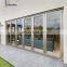 Hurricane Impact Patio Bifold Doors / Soundproof 2 Panel Aluminium Folding Doors For Exterior Entrance