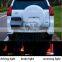 MAICTOP Car Tail Lamp Led black Rear Tail Light For land cruiser Prado 150 fj150 lc150 2014-2020 Modified Taillight