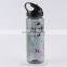 Bpa Free Custom Plastic Sports Water Bottle With Straw For Outdoor