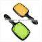 Customized Small Paddle Square Black Salon Vent Feature Plastic Handle Magic Hair Brush