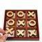 XO checker board Tic-Tac-Toe chess wooden toys for children