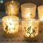 mercury votive holder cup gold frosted hurricane candle vases wedding gift                        
                                                Quality Choice