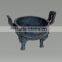 Modern Bronze Sculpture Urban Tripod shaped ashtray Statue