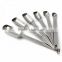 Manufacturer high quality stainless steel square head measuring spoons set of 6 coffee measuring spoon set