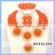 Mitaloo Wholesale African Costume Jewelrt Set Nigerian African Beads Jewelry Sets MT0003