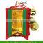 6.6ft/10ft Christmas Hanging Bunting Banner Bells&Balls Xmas Garland Decor Colorful