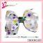 Friendly infant hair accessories hair bows clip,wholesale fabric hair bows