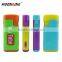 Custom Printing Electronic Windproof Cigarette Lighter With LED Torch