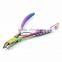 Titanium Color Eyebrow Tweezers and Cuticle Nippers Clipper Manicure Facial Care