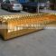 Luxury gold fabric rectangle sofa for wedding XY0719-1