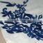 hot selling blue ethnic embroider white new models blouses loose