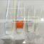 Plastic Cosmetic Tube with Fur Brush Massage Head for colorful Lip Balm