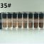 Brand cosmetic face whitening foundation for beauty colorful fashional liquid foundation makeup