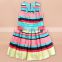 2016 girl dress children long dress summer rainbow dress