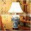 Chinese ceramic blue and white vase table lamp prices from factory