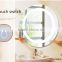 With the light mirror/Defend bath cosmetic mirror bathroom LED lights/ hanging hangs anti-fog mirror wall lamp