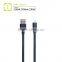Mfi Certificated Flat Phone Charger Cable With PVC Injected Housing