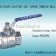 Factory supply 2 PCS Stainless Steel Ball Valve,Two Pieces Ball Valve