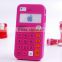 Multi-functional silicone calculator cell phone case