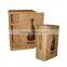 China factory custom made luxury nature wood gift set wine box                        
                                                Quality Choice