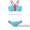 Colorful Print Plus Size young girl tankini Fringe one piece swimsuit