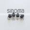 CNC machine silicon nitride bushing, Si3N4 bushing, small ceramic pins