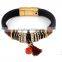 High Quality Genuine Leather Bracelet, Magnetic Bracelet DIY Charms Exqusite Workmanship