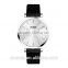 Hot style vogue alibaba express fashion lady alloy watch with Genuine leather strap