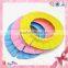 2015 China manufacturer haishu ningbo good quality waterproof plastic baby shower cap baby shower cap