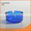 wholesale clear glass ashtray blue glass ashtray