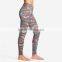 Hot sale tight slim fit yoga pants camouflage lady sublimation yoga pants