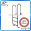 Swimming Pool SS304 3 steps pool ladder with safety rail